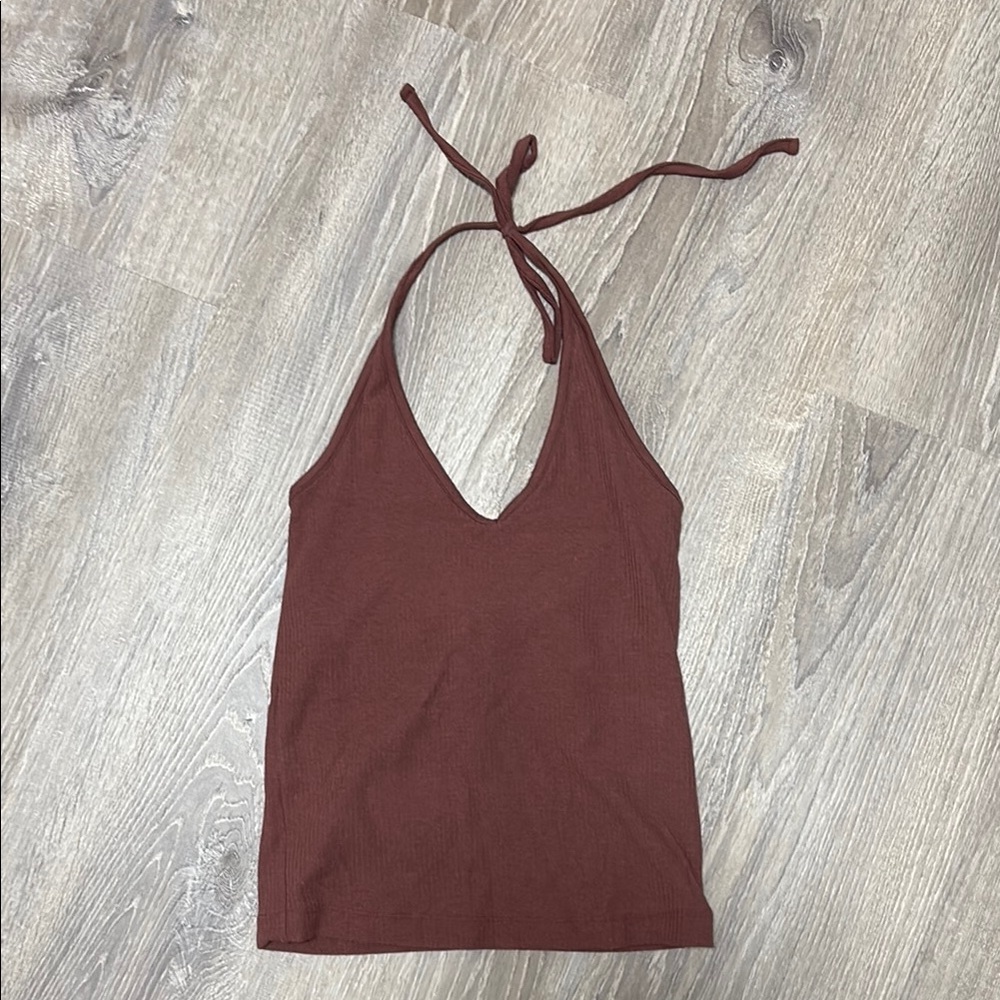 Old Navy ribbed halter top size medium
